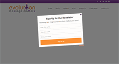 Desktop Screenshot of becausemessagematters.com